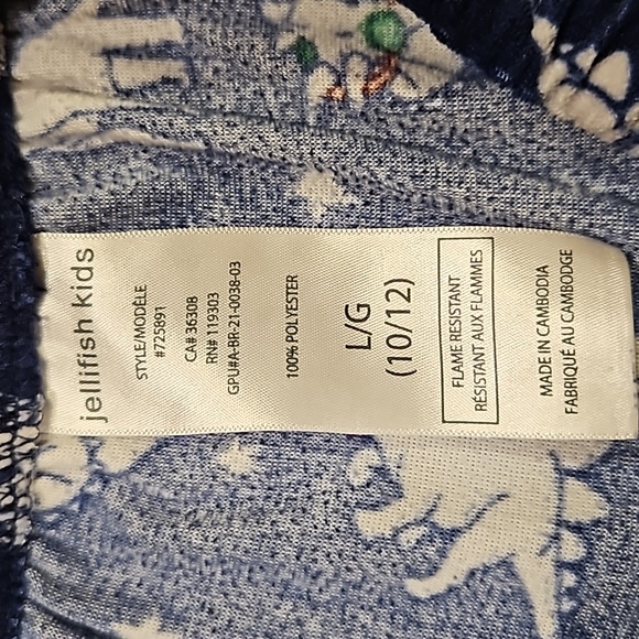 Boy's Holiday Dino Pajama Pants. Super Soft Flannel. Sz: L (10/12) Looks Great! - Picture 5 of 8